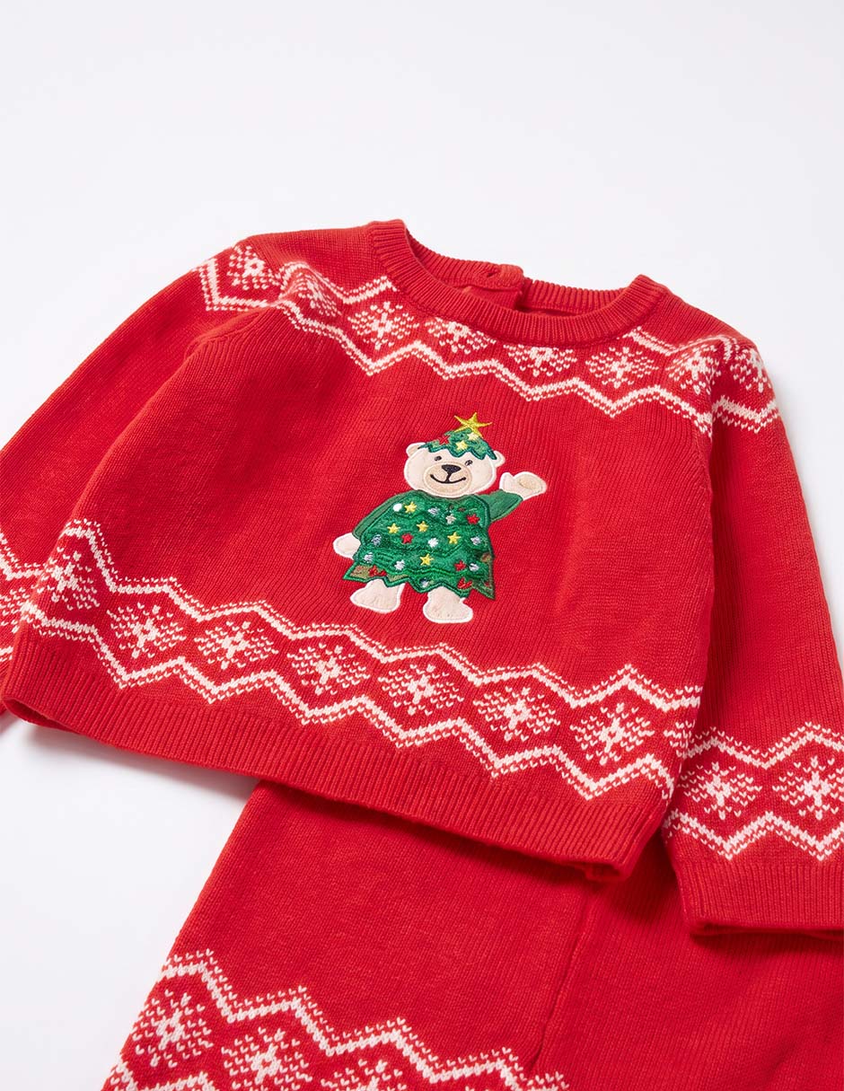 Conjunto navideño para niño 2 piezas 2