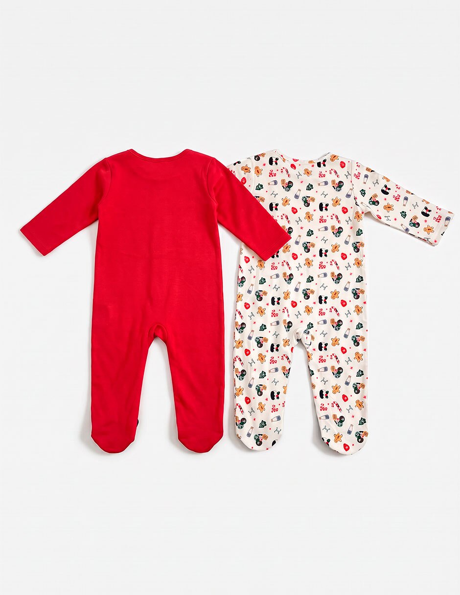 Set de mamelucos Mickey Mouse de algodón bebé 4