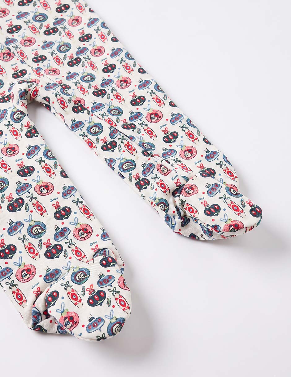 Mameluco navideño piqueniques babies de algodón para bebé niño 4