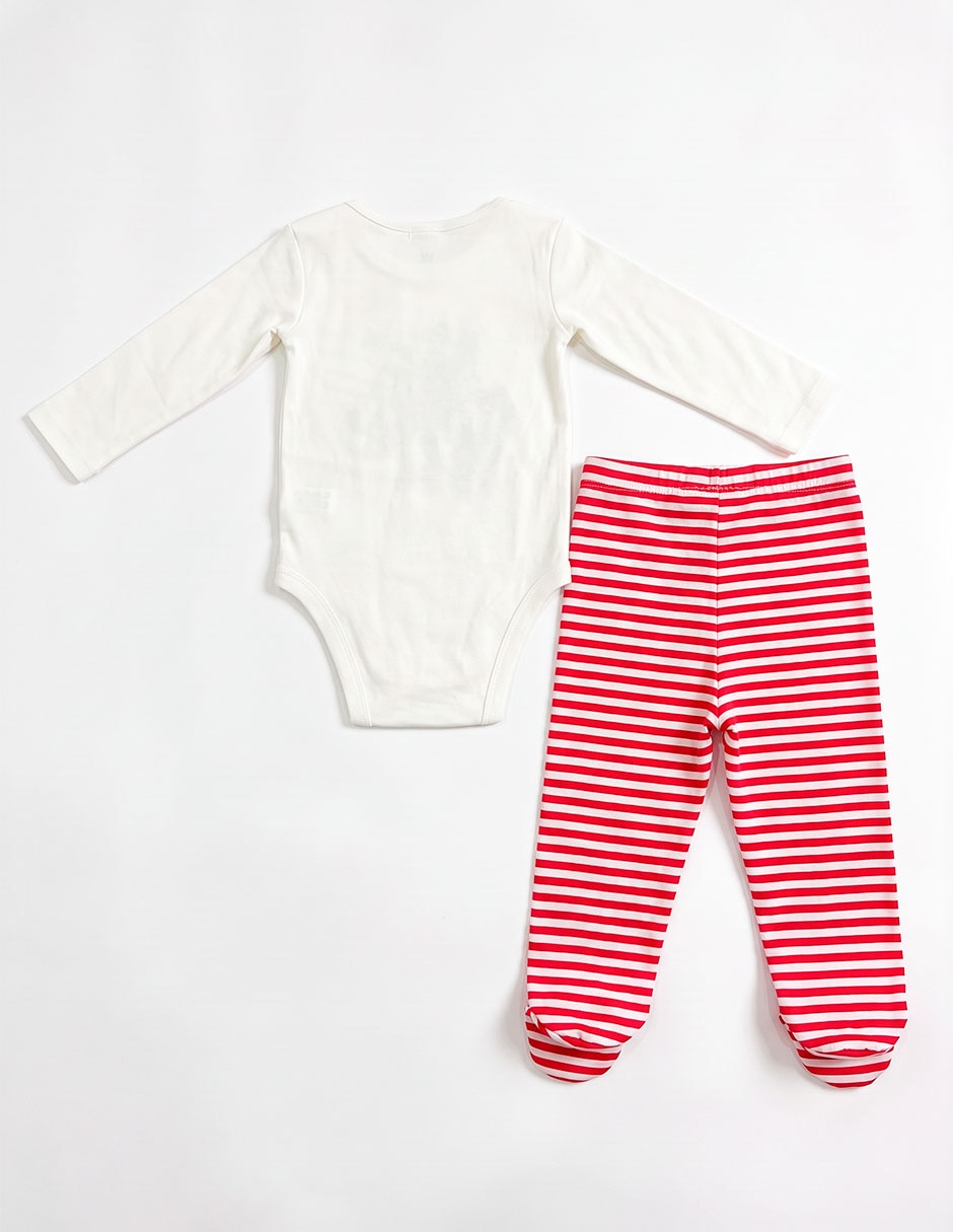 Conjunto casual de algodón para niña 2 piezas 2
