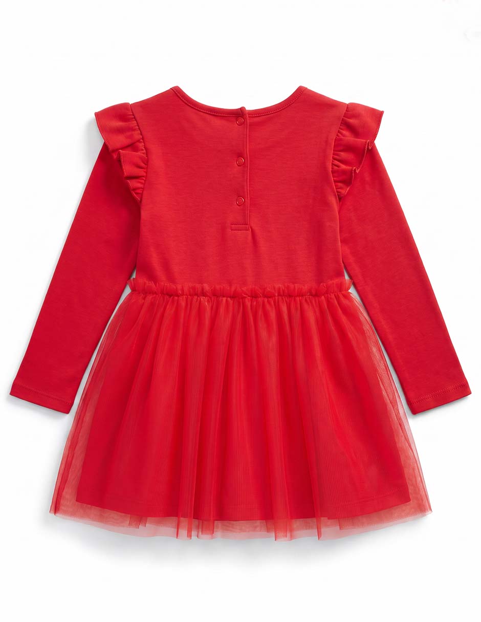 Vestido manga larga para bebé niña 3
