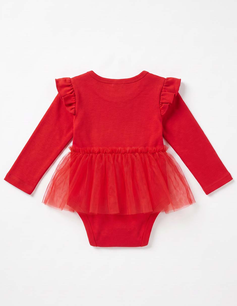 Vestido manga larga para bebé niña 3