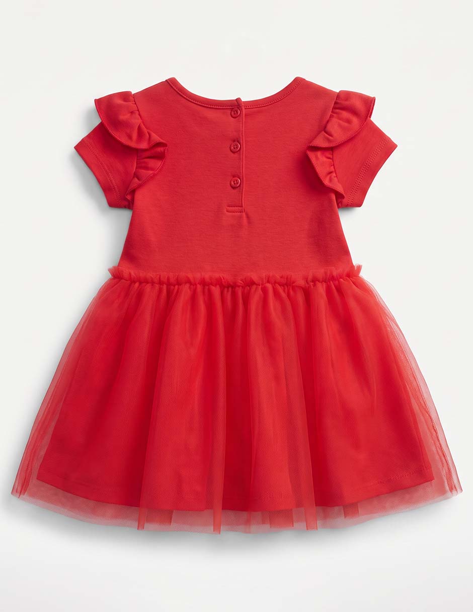 Vestido manga corta para bebé niña 3