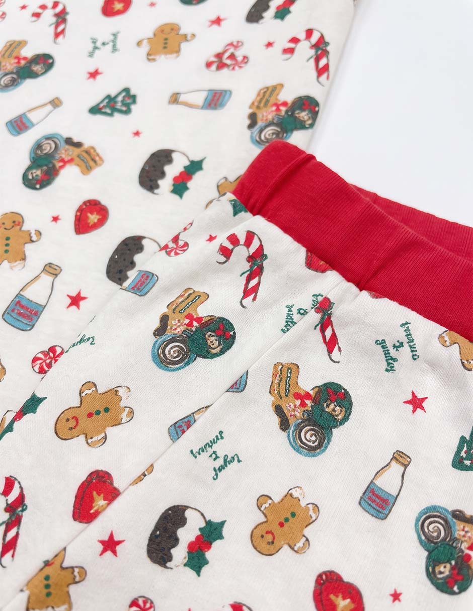 Conjunto pijama navideño unisex 3