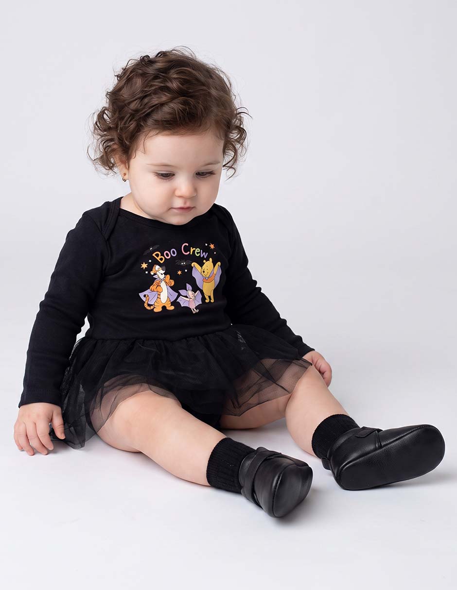 Vestido piquenique manga larga para niña Vestido piquenique manga larga para niña