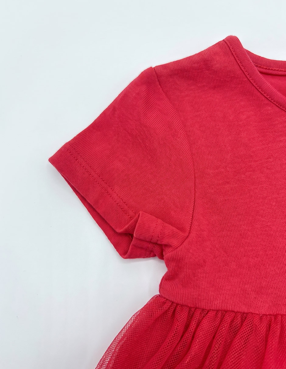 Vestido manga regular para bebé niña 3