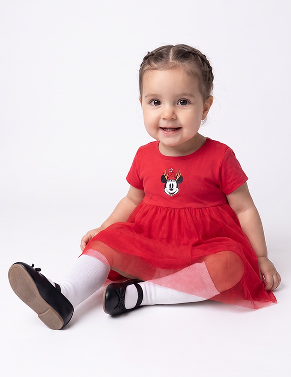Vestido manga regular para bebé niña 5