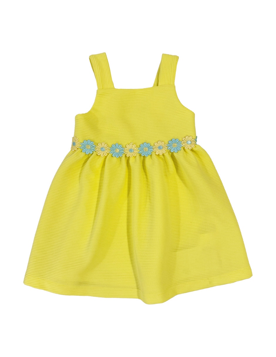 Vestido sin manga para bebé niña
