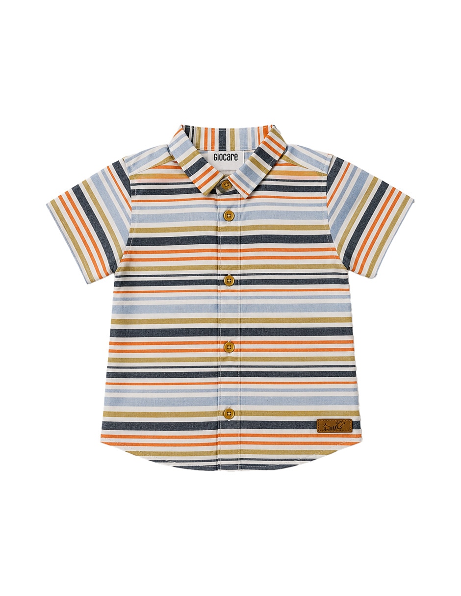 Conjunto short casual giocare de algodón para niño