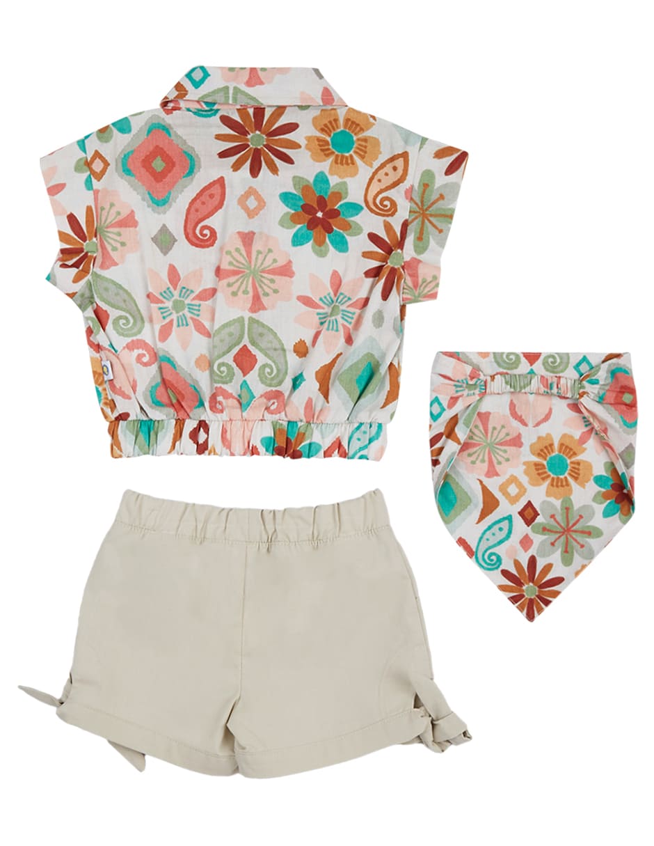 Conjunto de algodón para bebé niña 2