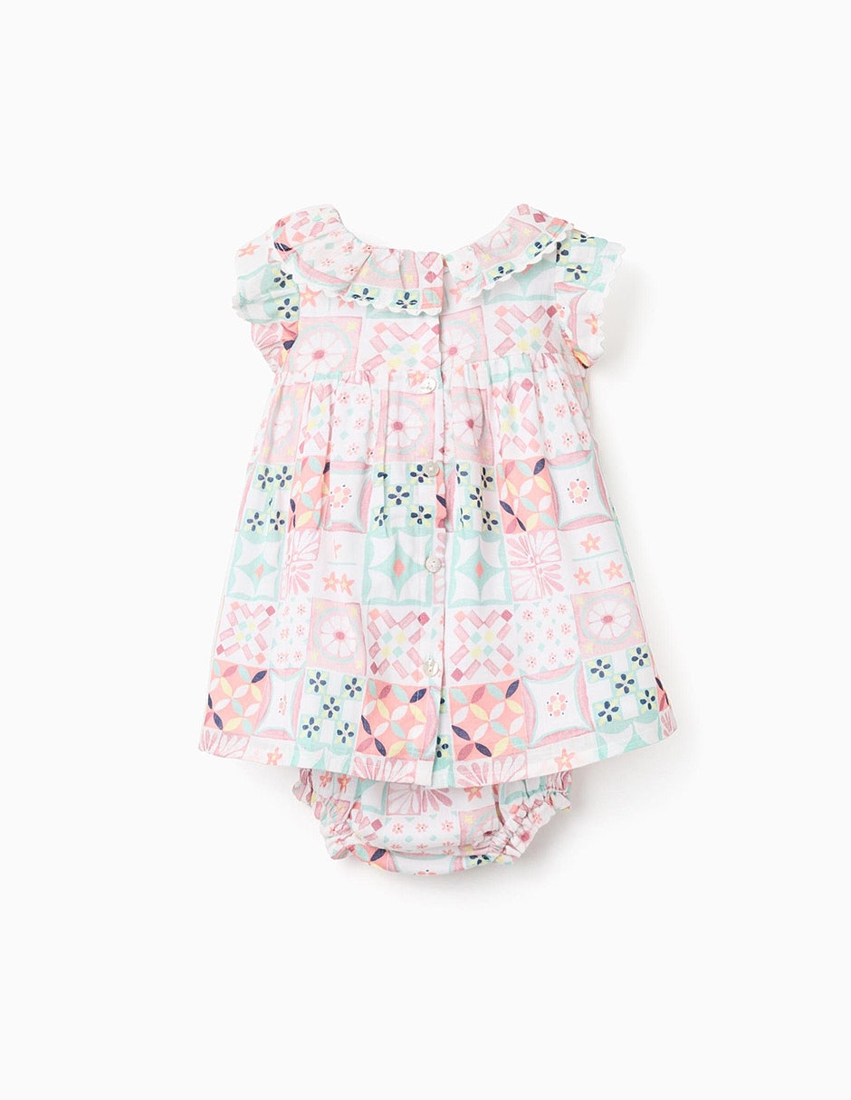Vestido con calzón sin manga para bebé niña 2