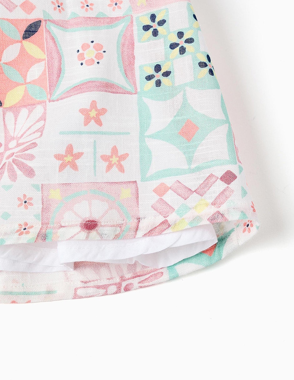 Vestido con calzón sin manga para bebé niña 3