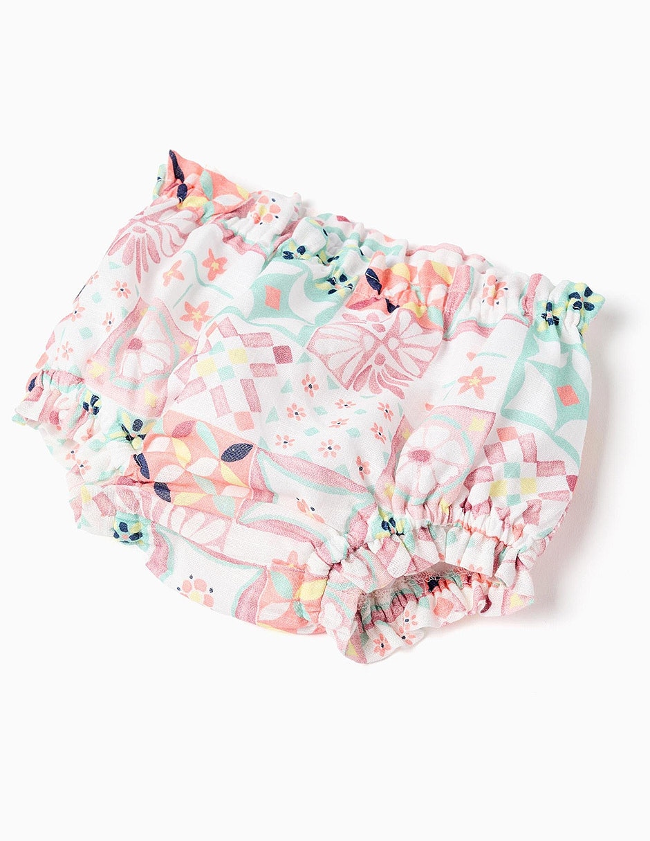 Vestido con calzón sin manga para bebé niña 4
