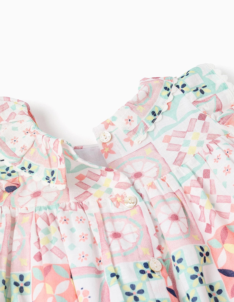 Vestido con calzón sin manga para bebé niña 5