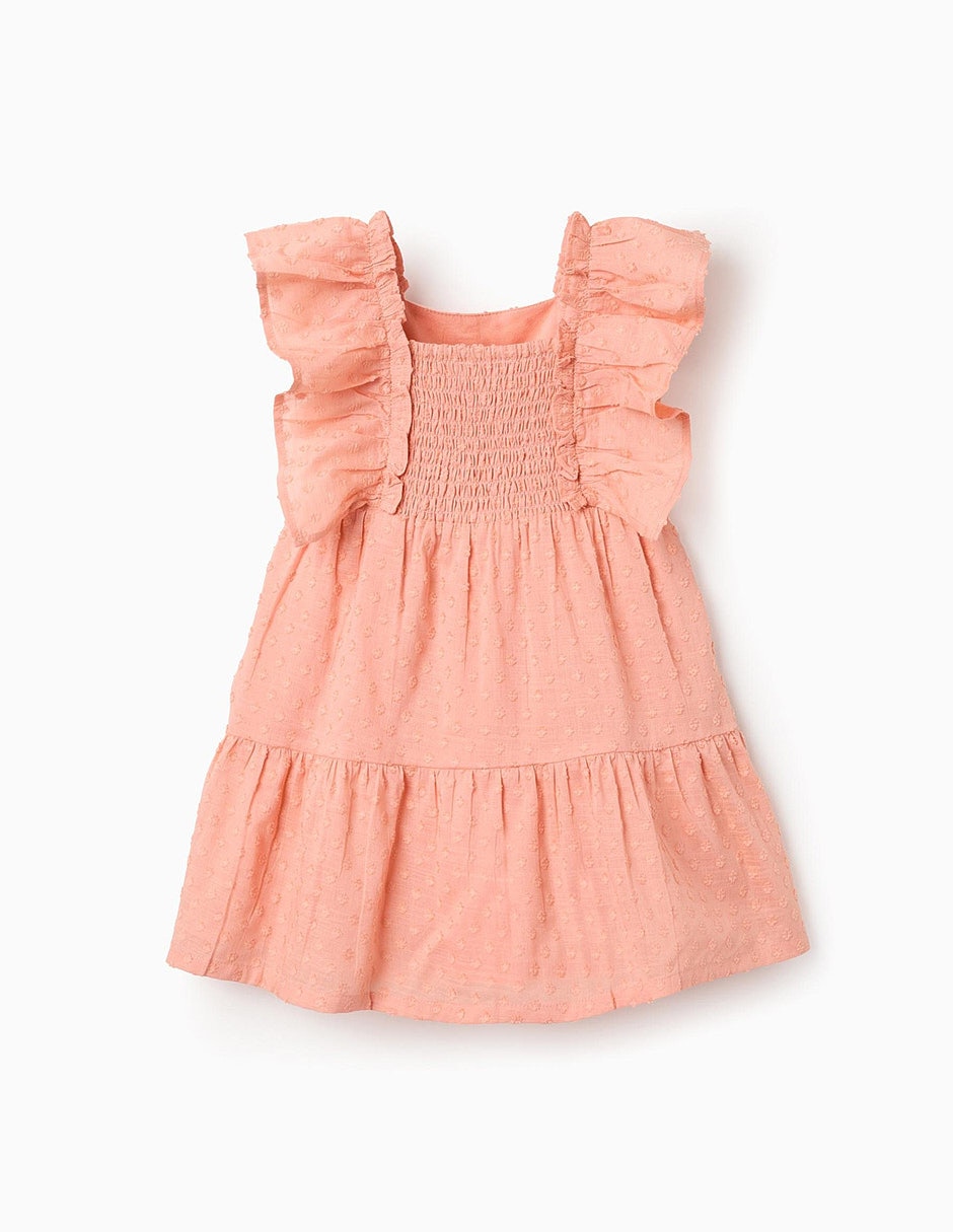 Vestido Lanzarote manga mariposa para bebé niña