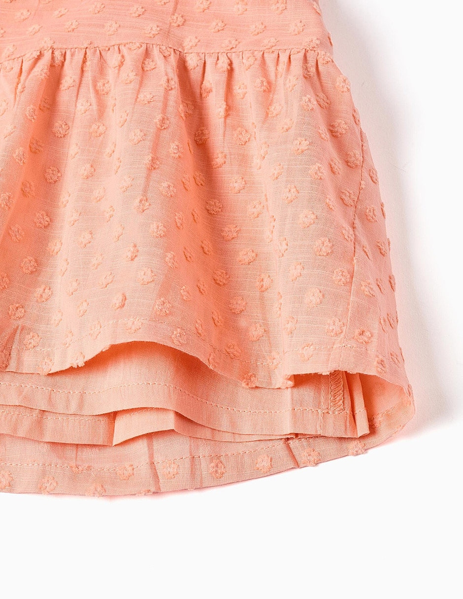 Vestido Lanzarote manga mariposa para bebé niña