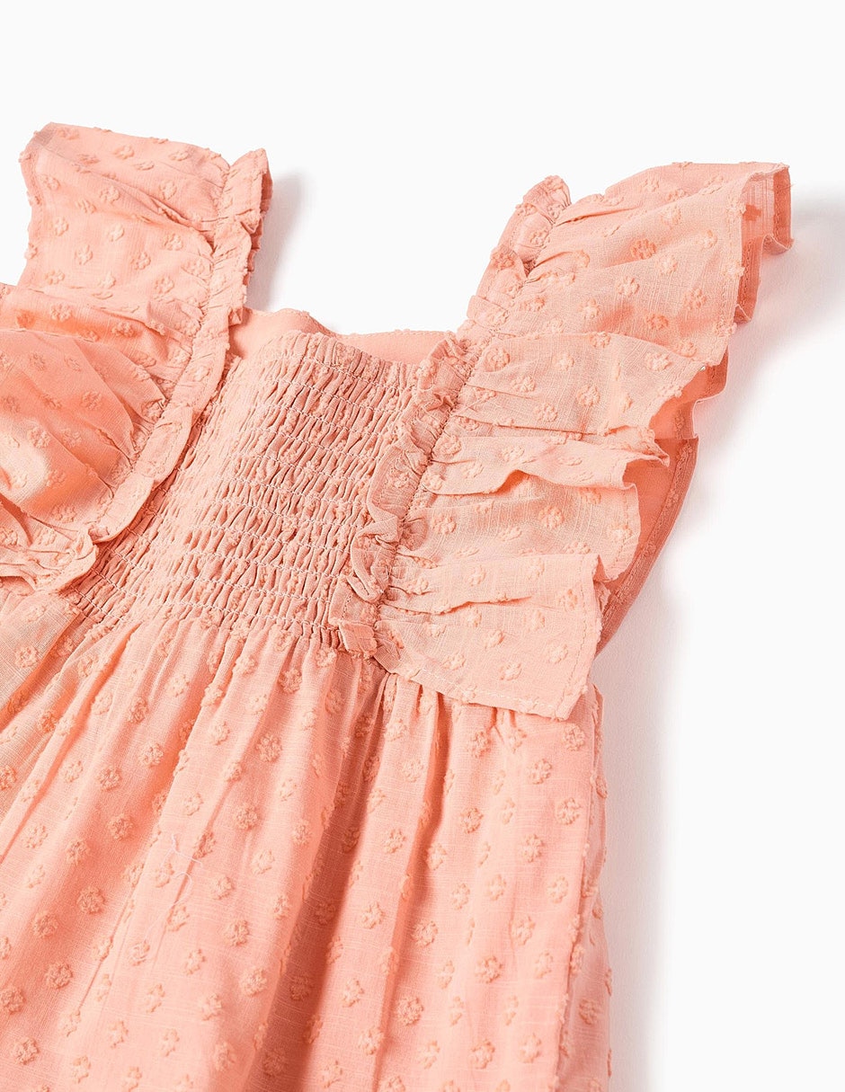 Vestido Lanzarote manga mariposa para bebé niña