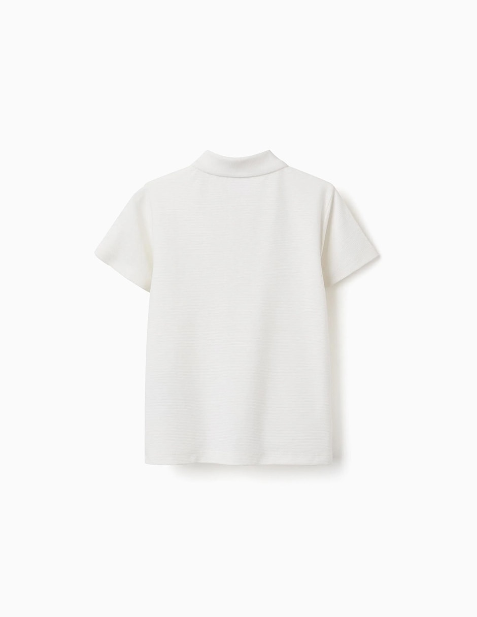 Camisa casual sculpting curiosity de algodón manga corta para bebé niño 2