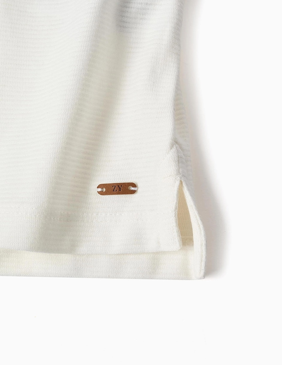 Camisa casual sculpting curiosity de algodón manga corta para bebé niño 4