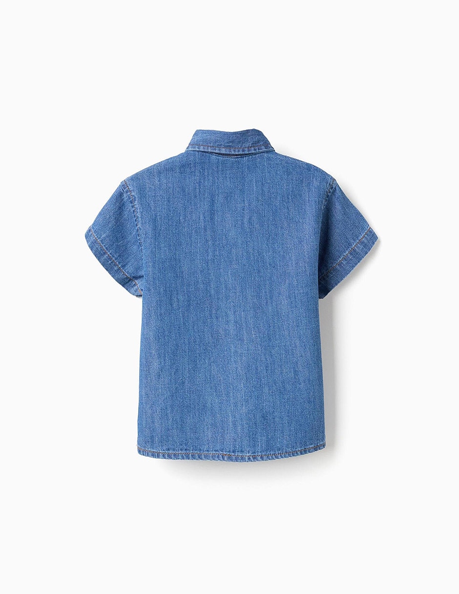 Camisa casual de algodón manga corta para bebé niño 2