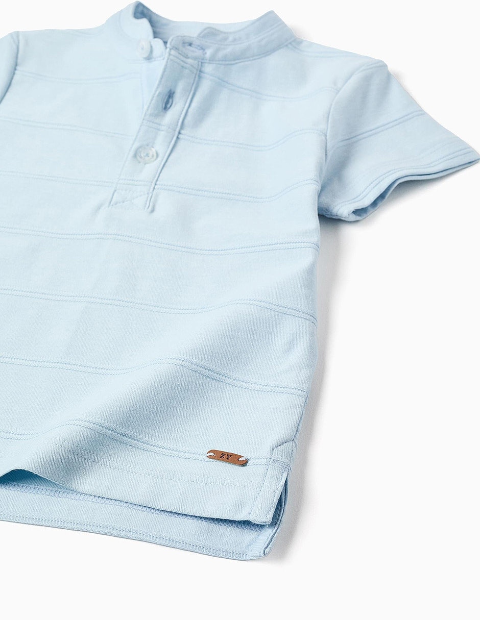Playera tipo polo imagining tales de algodón para bebé niño 2
