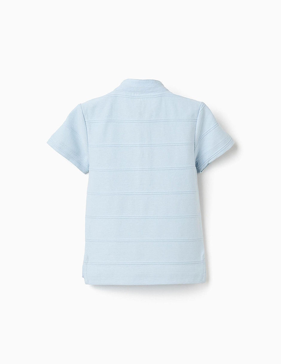 Playera tipo polo imagining tales de algodón para bebé niño 3