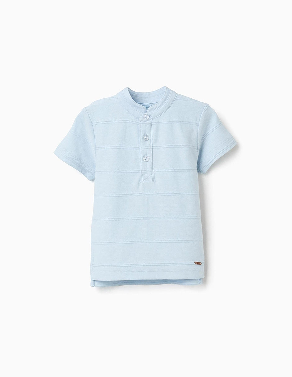 Playera tipo polo imagining tales de algodón para bebé niño Playera tipo polo imagining tales de algodón para bebé niño