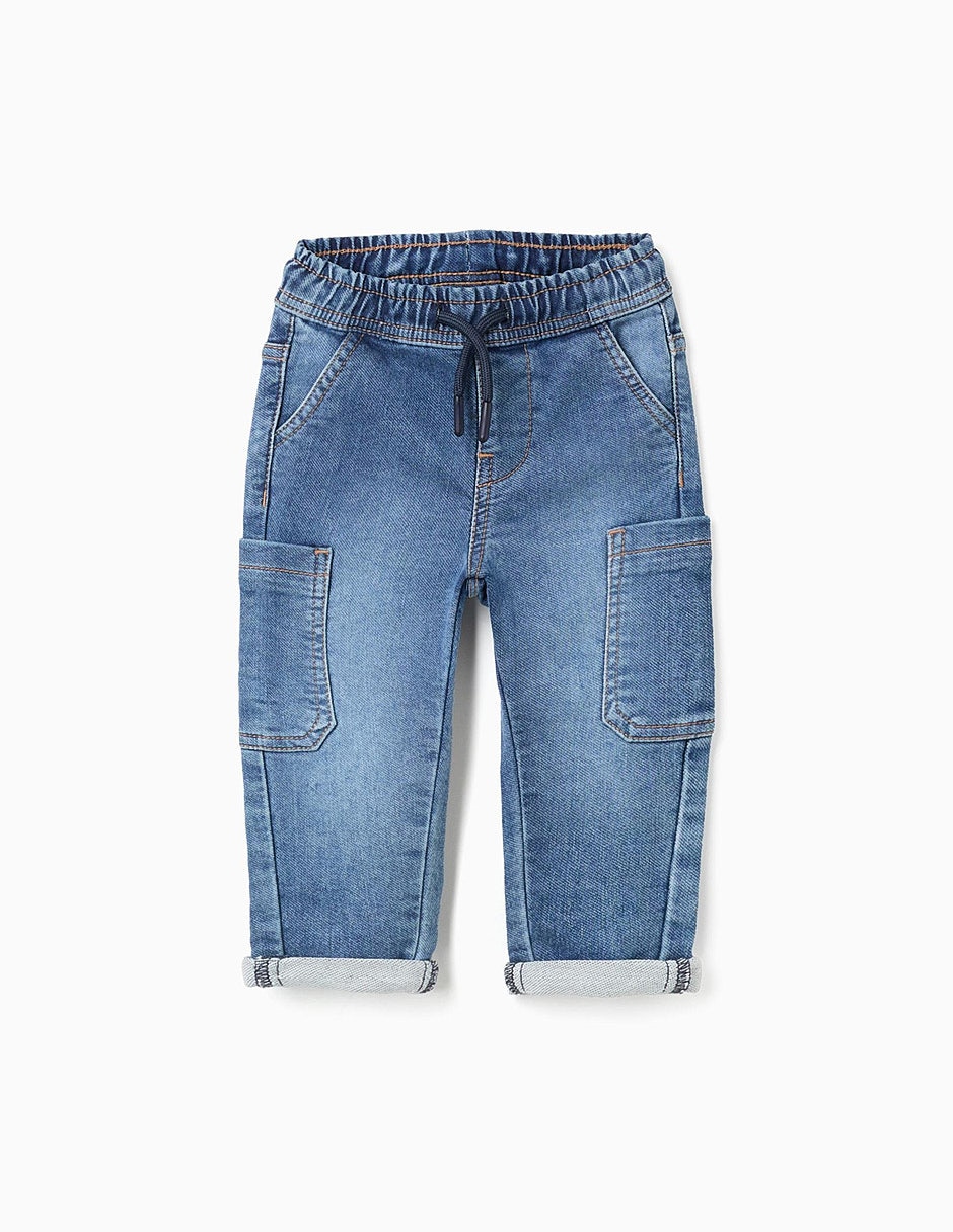 Jeans cargo amplio para niño Jeans cargo amplio para niño