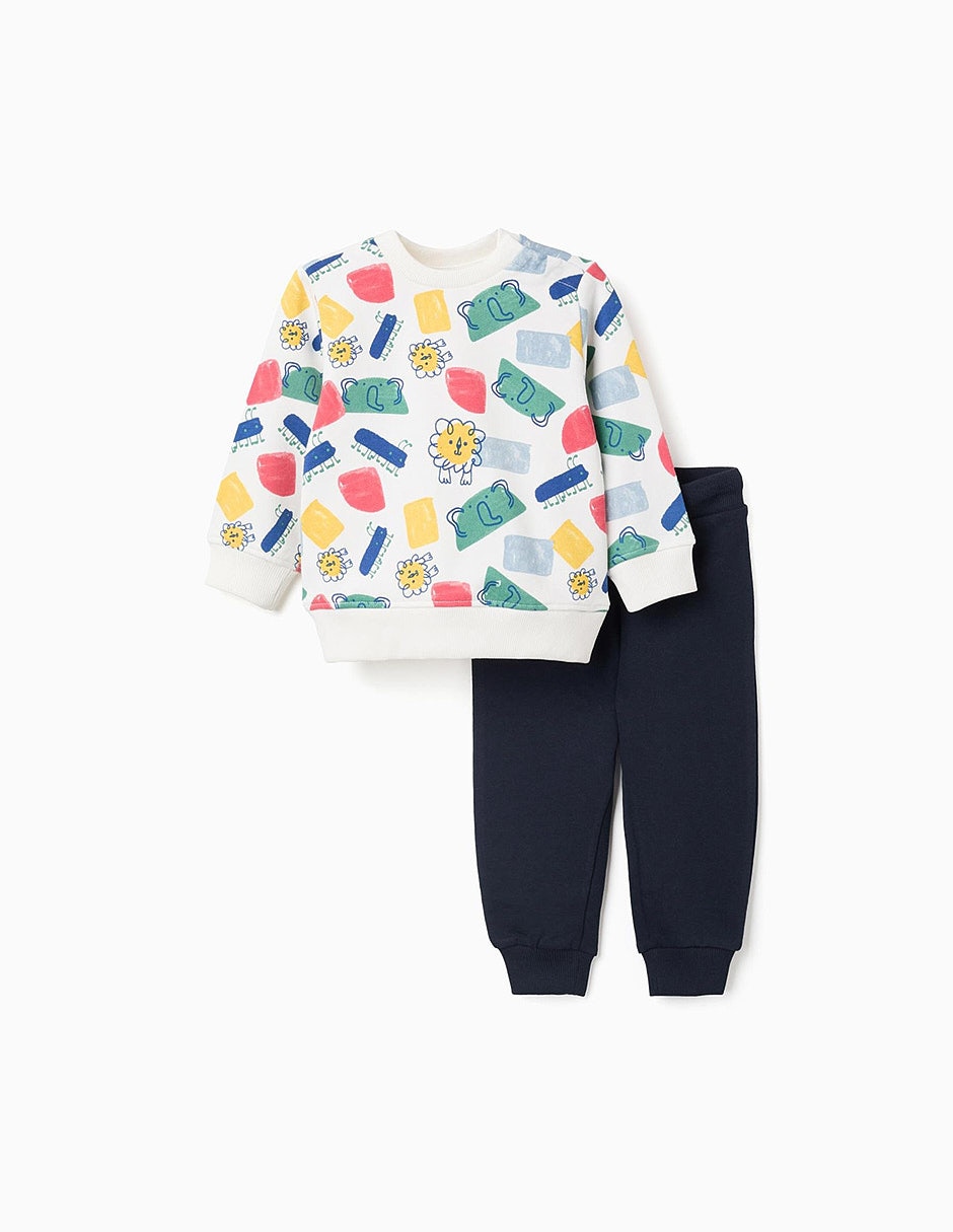 Conjunto con elástico para niño