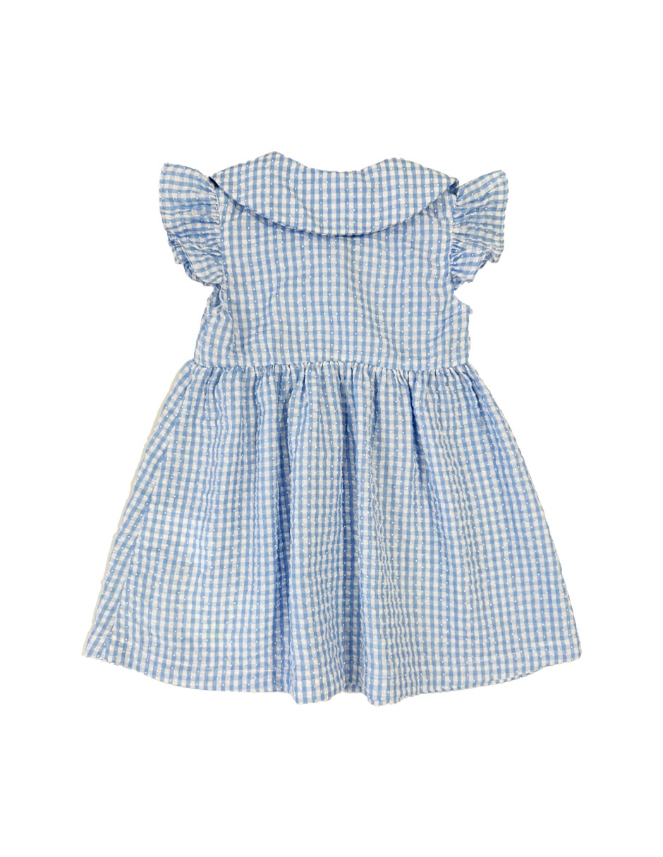 Vestido Fiorella manga volantes para bebé niña