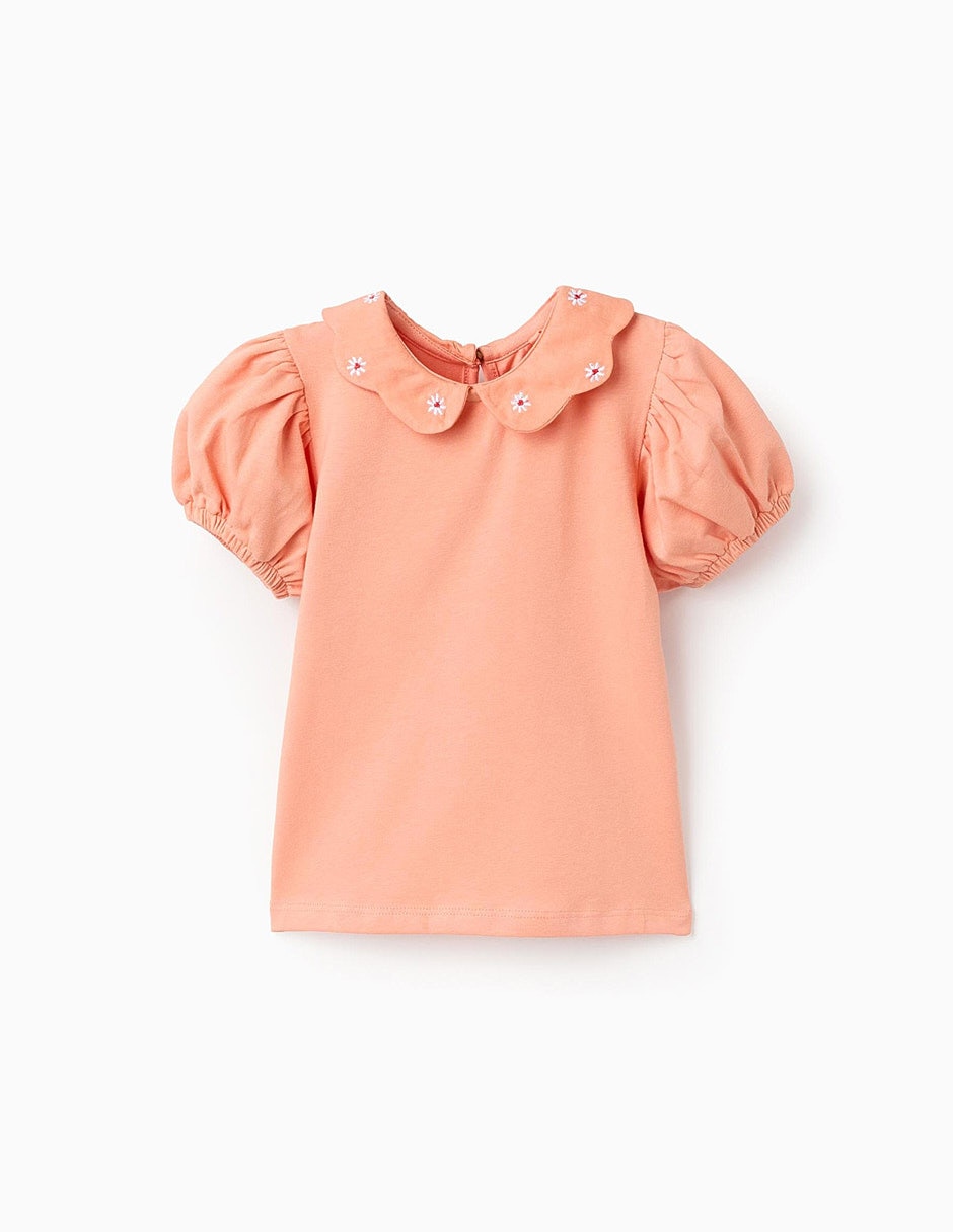 Playera Lanzarote manga corta para bebé niña Playera Lanzarote manga corta para bebé niña
