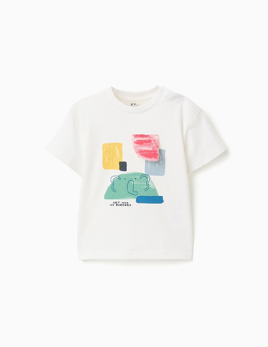 Playera True Colors manga corta para bebé niño Playera True Colors manga corta para bebé niño