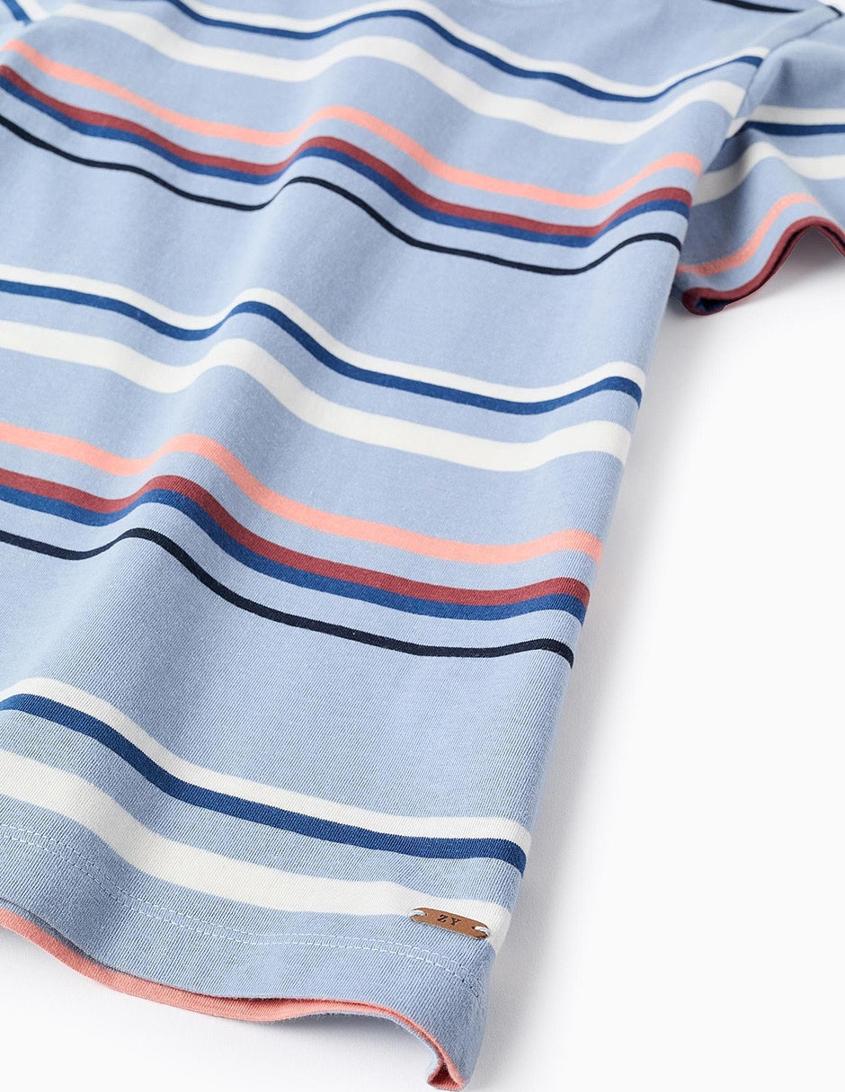 Playera Zippy Sculpting Curiosity manga corta para bebé niño