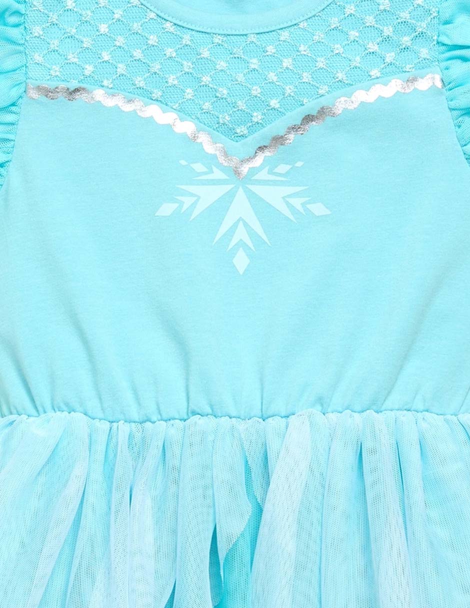 Vestido manga volantes para niña 4