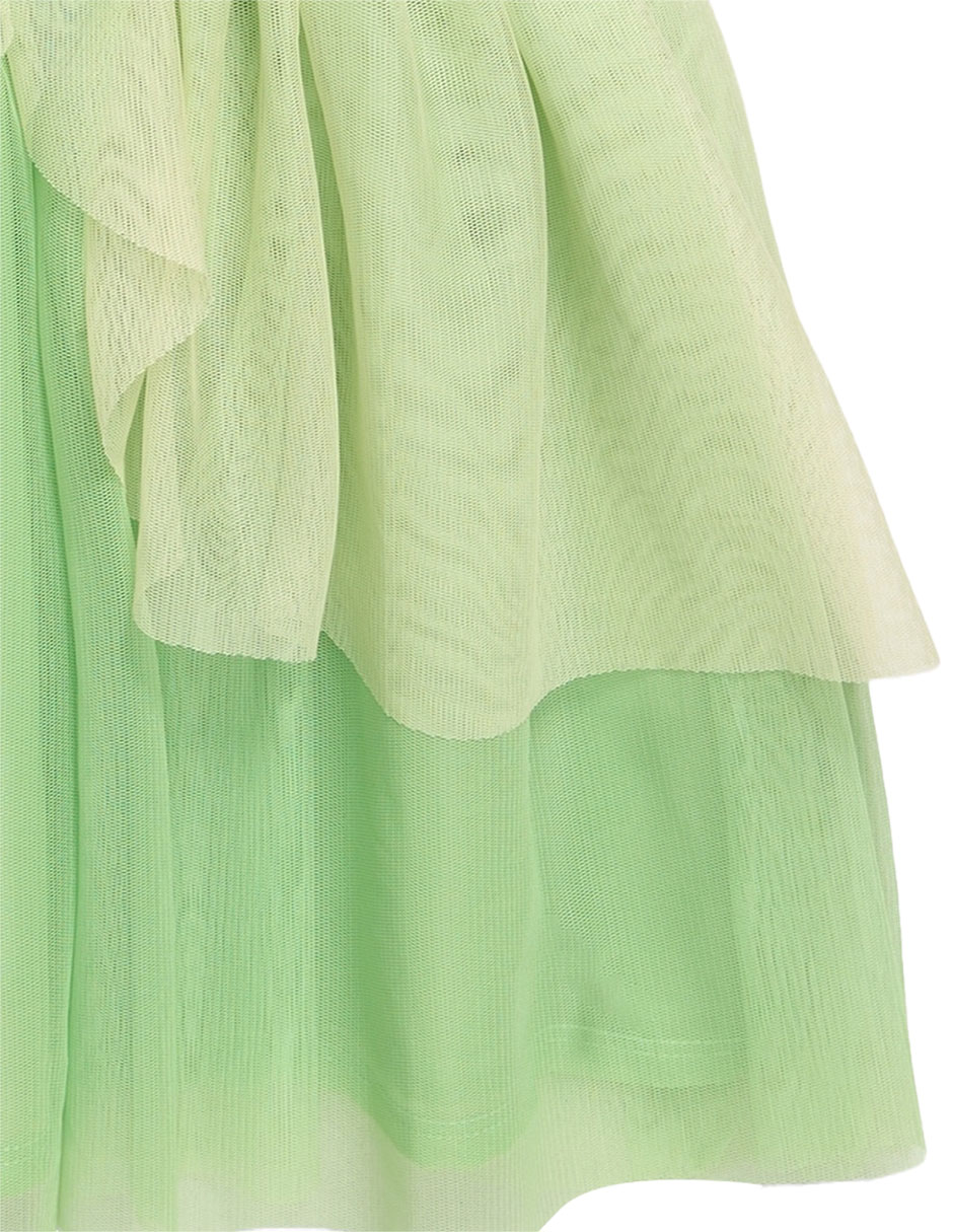 Vestido manga volantes para bebé niña 4