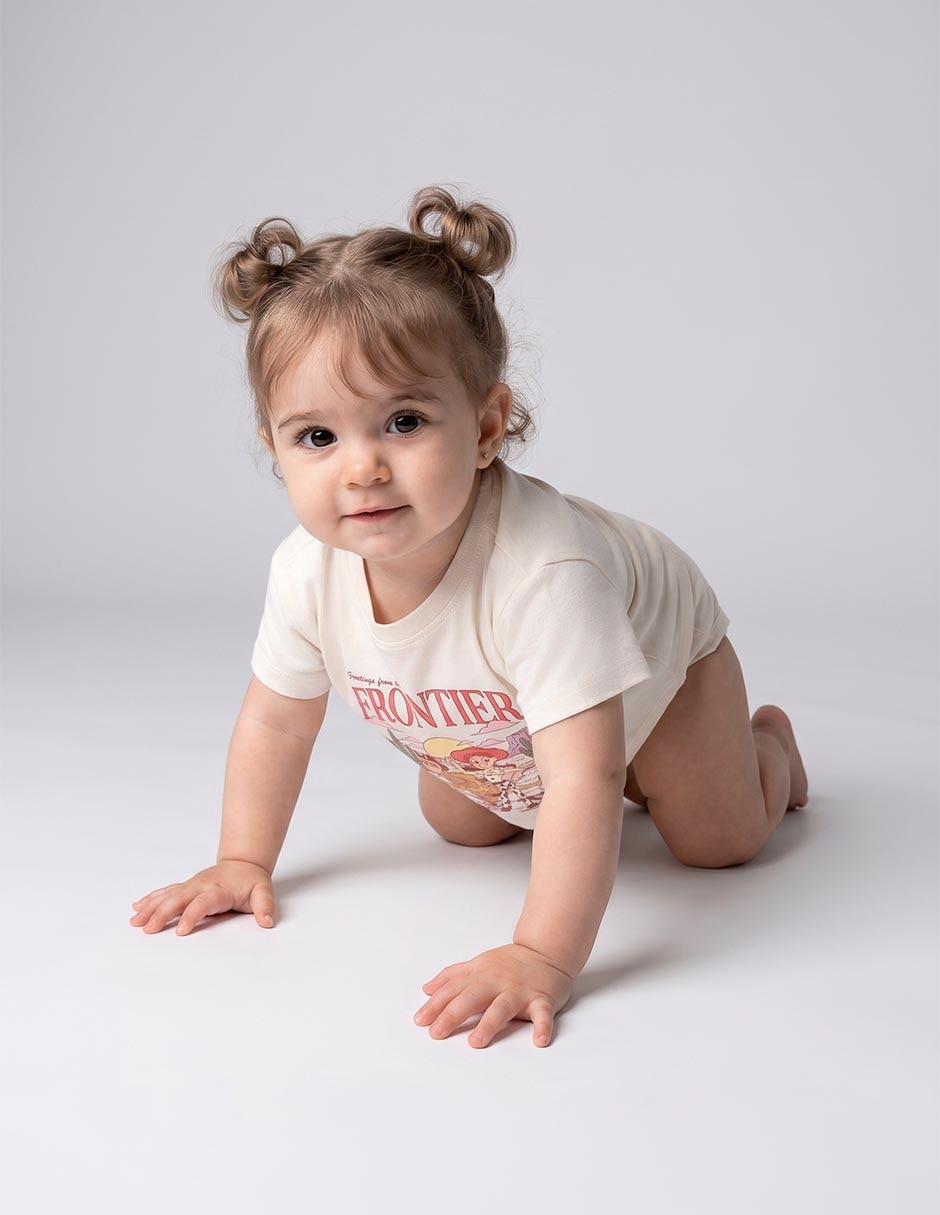 Playera old navy manga corta para bebé niña