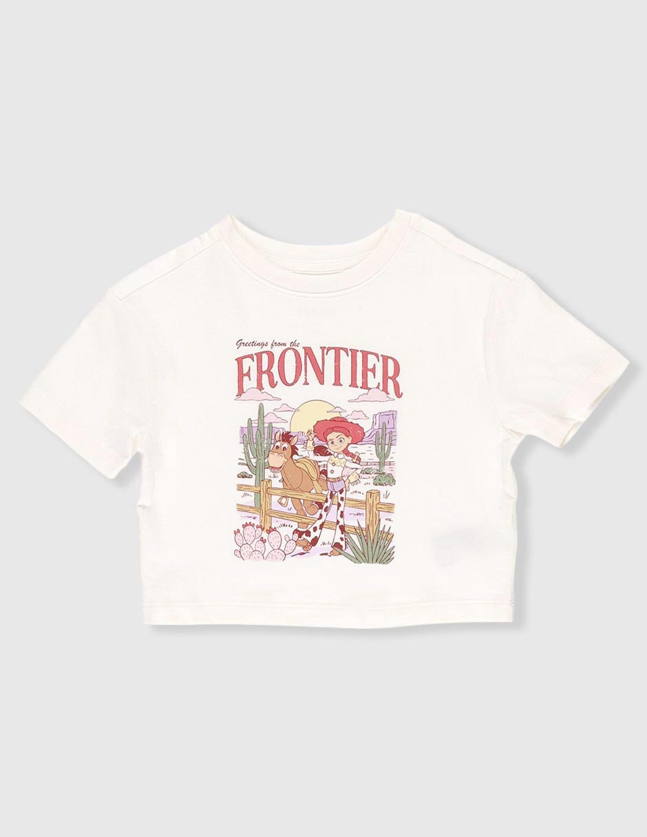 Playera old navy manga corta para bebé niña