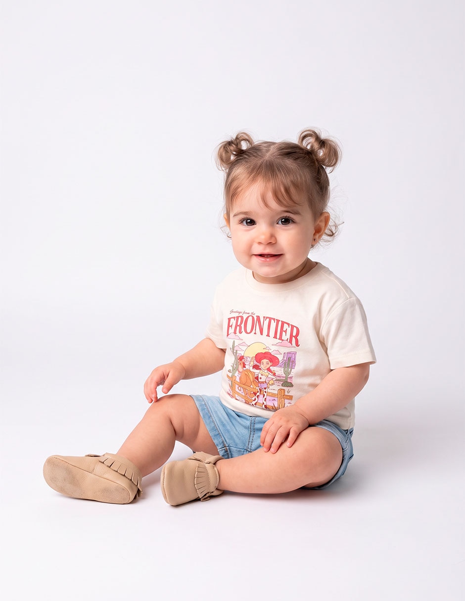 Playera Jessie y Tiro Al Blanco manga corta para bebé niña 2