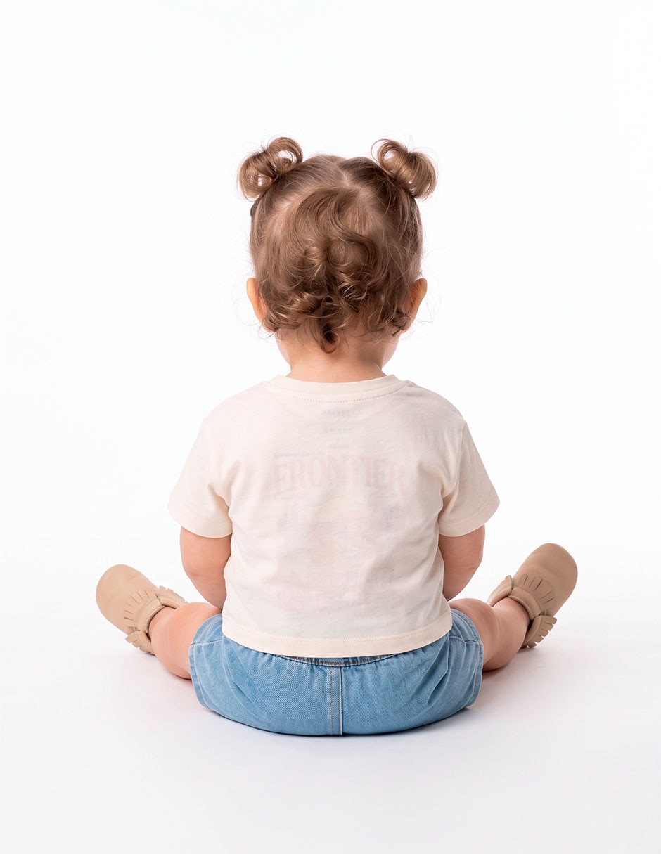 Playera Jessie y Tiro Al Blanco manga corta para bebé niña 3