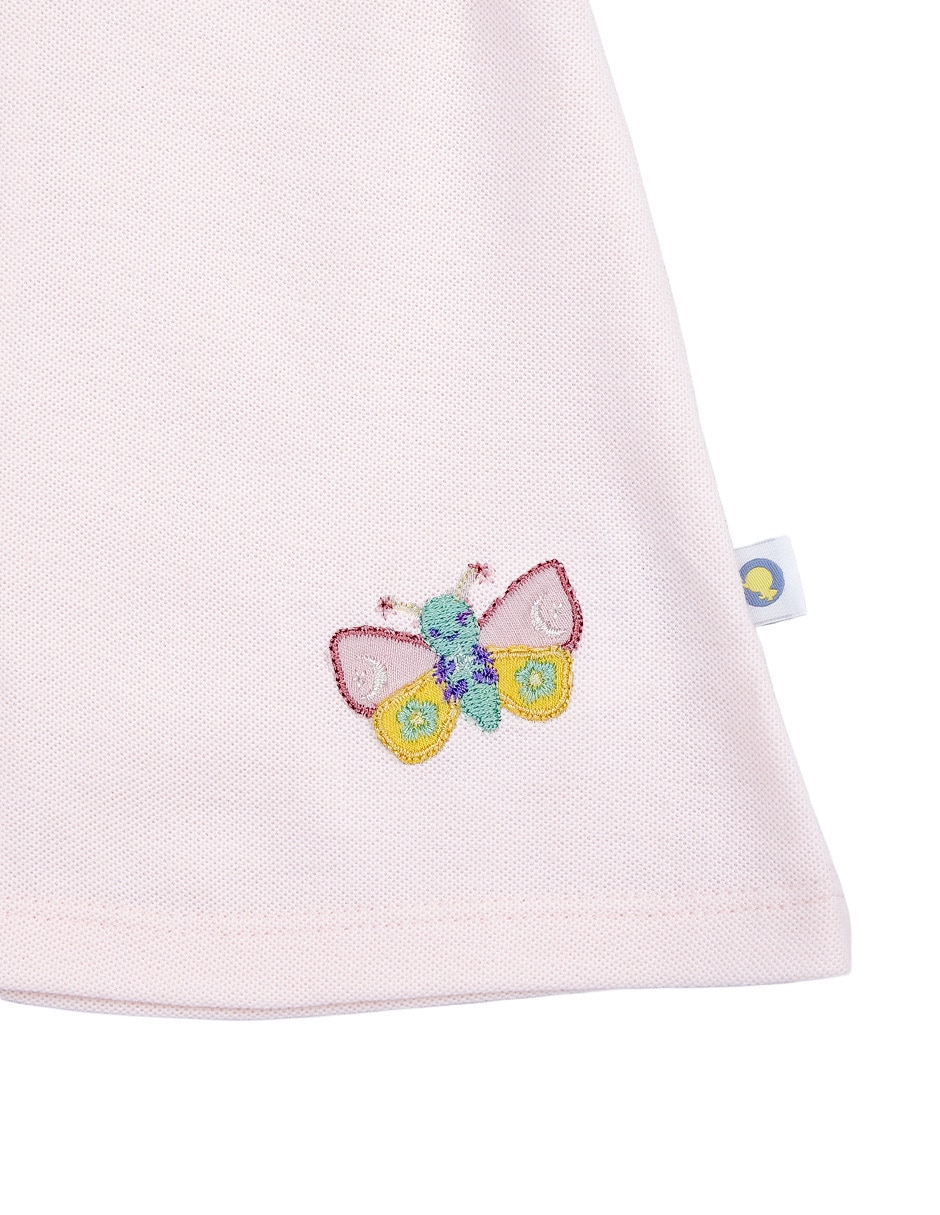 Conjunto vestido casual cao duck de algodón poliéster y elastano para niña