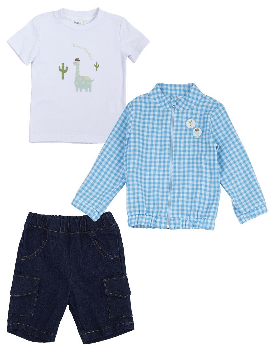 Conjunto casual cao duck para niño