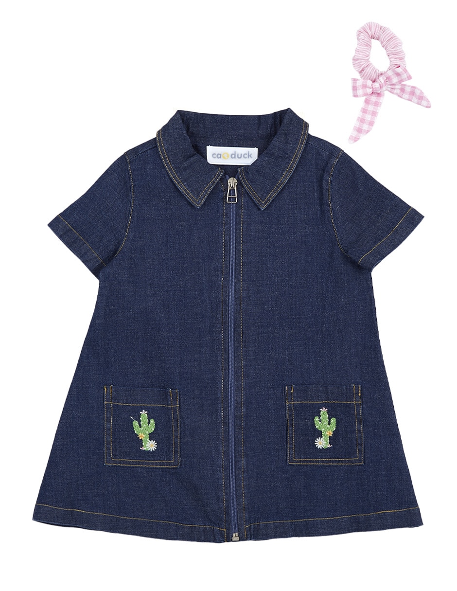 Vestido manga regular para niña Vestido manga regular para niña