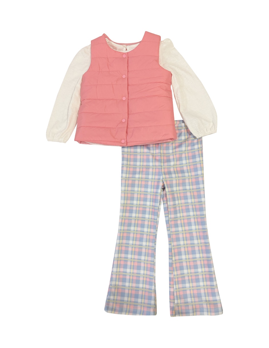 Conjunto de 3 piezas casual para niña Conjunto de 3 piezas casual para niña