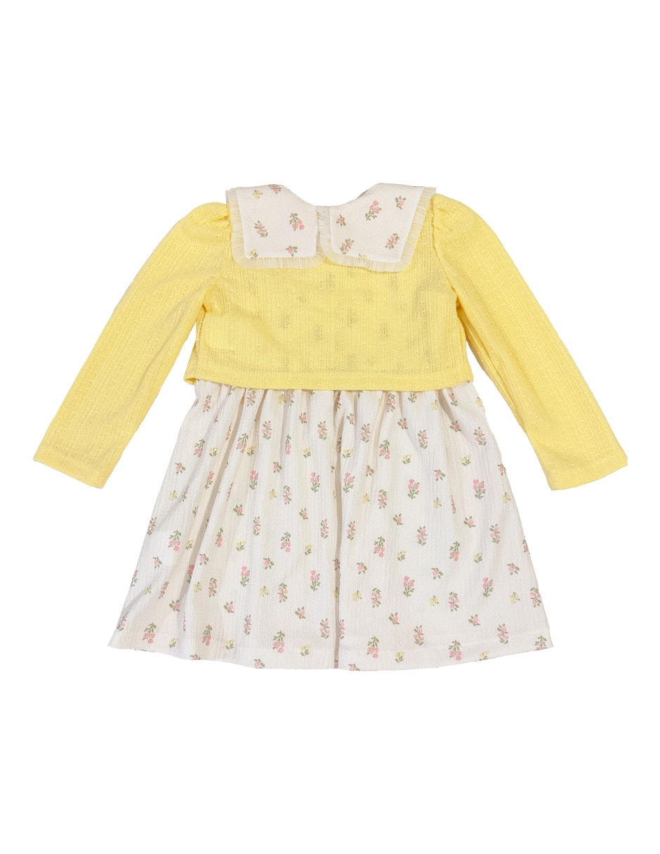Conjunto vestido casual fiorella para niña
