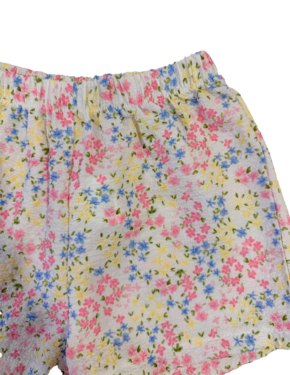 Conjunto short casual para niña 5