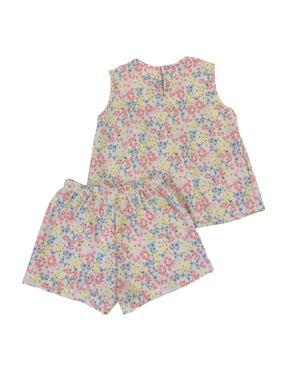 Conjunto short casual para niña 6