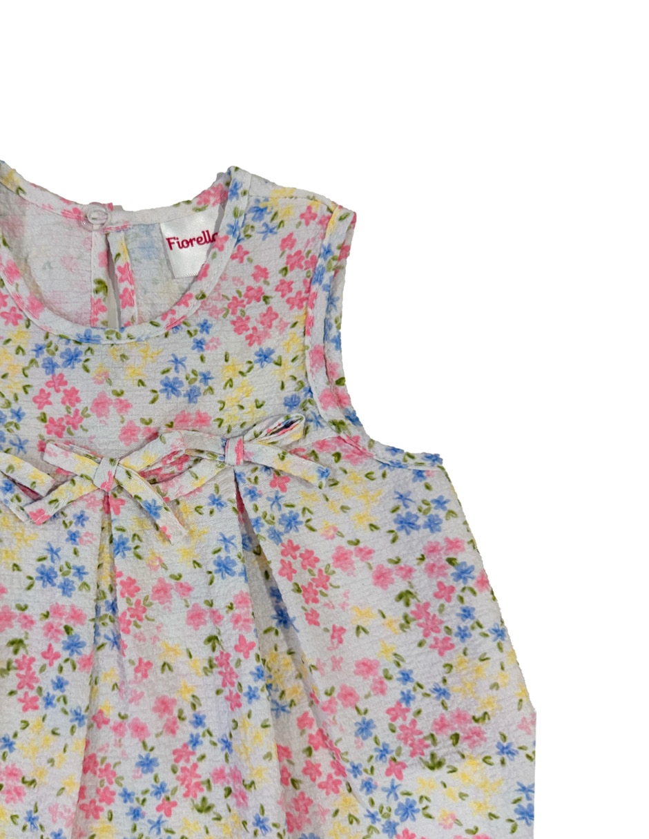 Conjunto short casual fiorella para niña