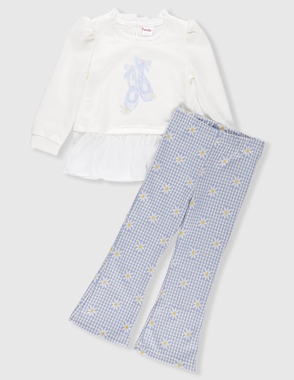 Conjunto legging manga larga para bebé