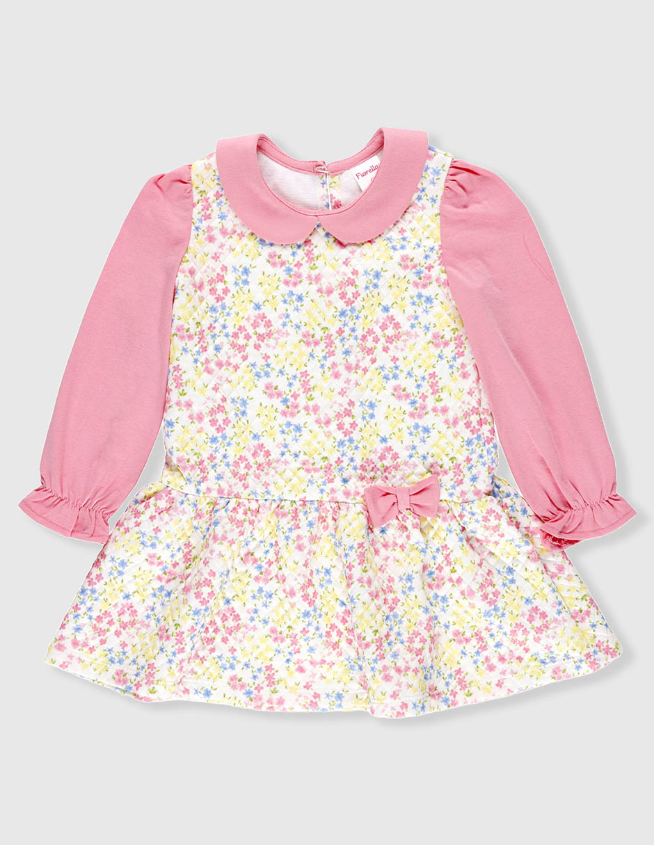 Vestido manga globo para bebé niña 2