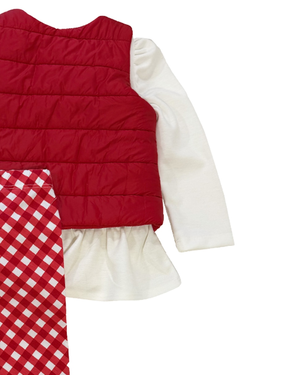 Conjunto de 3 piezas casual fiorella para niña